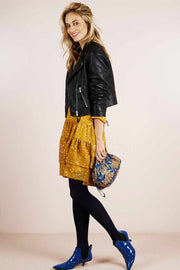 Piper dress | Mustard | Kjole med print fra Lollys Laundry