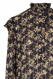 Frille Dress | Sort | Kjole med print fra Lollys Laundry