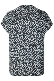 HEATHER SHIRT | Blå | Kort ærmet skjorte fra LOLLYS LAUNDRY