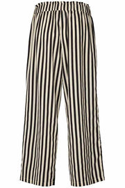 AILA PANT | Sort & Hvid | Stribede bukser fra LOLLYS LAUNDRY