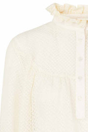 DELORA SHIRT | Creme | Blonde skjorte fra LOLLYS LAUNDRY