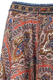 Luna Frill Maxi Skirt | Camel Tile | Nederdel fra Black Colour