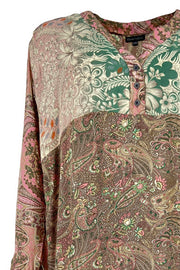 Luna Long Kaftan Shirt | Rose | Skjorte fra Black Colour