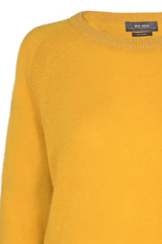 Wiona Cashmere 3/4 Knit | Yellow Gold | Strik fra Mos Mosh