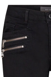 Berlin Silk Push Up Jeans, Regular | Black | Jeans fra Mos Mosh
