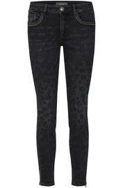 Victoria Cleo Jeans | Dark Grey | Jeans fra Mos Mosh