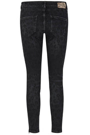 Victoria Cleo Jeans | Dark Grey | Jeans fra Mos Mosh