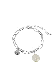 Katrine | Sølv | Armbånd med perle fra By L'lle