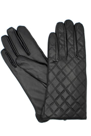 Karierte Handschuhe | Schwarz
