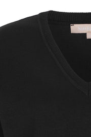 ﻿Lea v-neck dress | Black | Kjole fra Soft Rebels