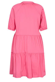 Isla Solid Dress 63 | Pink | Kjole fra Leveté