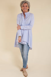 Fairmont shirt | Light blue | Stribet storskjorte fra Marta du Chateau