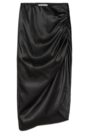 Liva Sateen Skirt | Black | Nederdel fra Co'couture