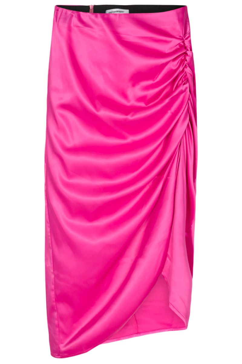 Co'couture Nederdel | Pink Liva Sateen Skirt – Lisen.dk
