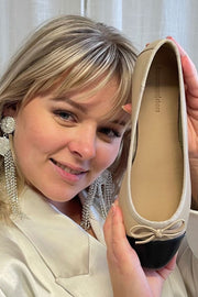 Lovely | Blackbeige | Ballerina fra Copenhagen Shoes