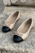 Schön | Schwarzbeige | Ballerina von Copenhagen Shoes