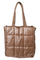 Lucky Quilt Nylon Shopper Bag | Nougat | Taske fra Black Colour