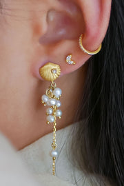 Earring, Nuna | Guld | Earrings fra Enamel