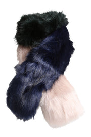 Meri collar | Denim blue | Faux fur tørklæde fra Stylesnob
