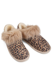 Molde | Light Leopard | Shearling Boots fra Lovelies