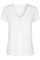 ARDEN V-NECK TEE | White | Hvid t-shirt fra MOS MOSH