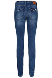 BERLIN ZIP JEANS | Blue denim | Jeans fra MOS MOSH