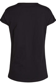 MAGARET TEE | Sort | T-shirt fra MOS MOSH