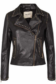Rebel Leather Jacket | Sort | Læderjakke fra Mos Mosh