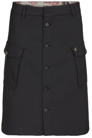 Wall Portman Skirt | Sort | Nederdel fra Mos Mosh
