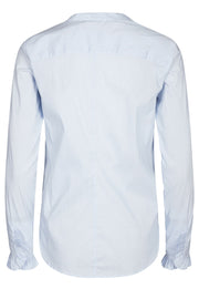 Mattie Check Shirt | Lyseblå | Skjorte med tern fra Mos Mosh