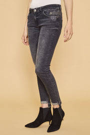 Sumner Trok Jeans | Mørkegrå | Ankel jeans fra Mos Mosh