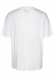 Kerry tee | Hvid | T-shirt med sort tryk fra Mos Mosh