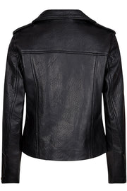 Camil Leather Jacket | Sort | Læderjakke fra Mos Mosh