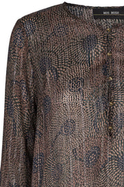 Brisa Peacock Dress | Peacock print | Kjole med print fra Mos Mosh