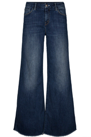 Zoey Blossom Jeans | Mid Blue | Jeans med vige ben fra Mos Mosh