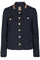 Selby Twiggy Jacket | Salute Navy | Blazer jakke med guld detaljer fra Mos Mosh