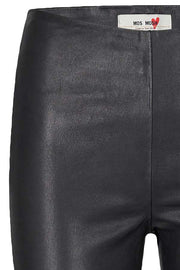 Lucille Flare Leather Pant | Black | Leggings fra Mos Mosh