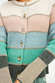 Magda, striped knit | Perfectly Pale | Strik  fra Gustav