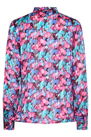 Maggie LS Shirt | Pink Blue Dotties | Skjorte fra Liberté
