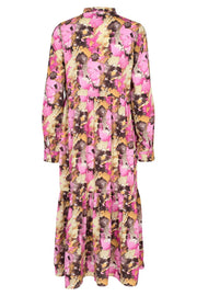 Maggie Ls Dress | Pink Choco Print | Kjole fra Liberté