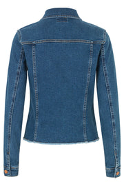 Keenon Jacket | Dark blue vintage | Denim jakke fra Global Funk
