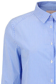 Mary LS Shirt | Blå | Skjorte med striber fra Soft Rebels