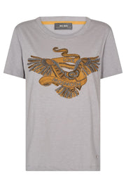 Meloe O-SS Glam Tee | Griffin | T-Shirt fra Mos Mosh