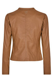 Metha Leather Jacket | Chipmunk | Jakke fra Mos Mosh