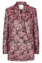 Micha Jacquard Blazer | Pink | Blazer fra Co'couture