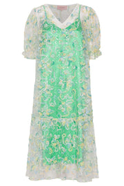 Mila Dress | Green | Kjole fra Hunkön