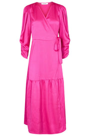 Mira Wrap Dress | Pink | Kjole fra Co'couture