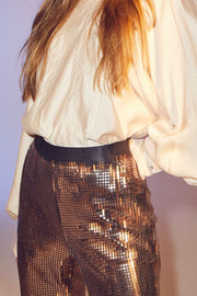 Mirror Flare Pant | Bronze | Bukser fra Co'couture