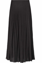 Boni Plisse Skirt | Sort | Lang plisseret nederdel fra Neo Noir