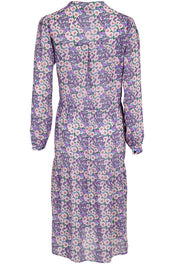 Zenya Printed Dress | Lilac | Kjole fra Neo Noir